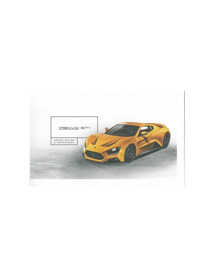2015 ZENVO ST1 BROCHURE ENGELS, Boeken, Auto's | Folders en Tijdschriften