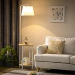 Vloerlamp – Lumina - Linnen lampenkap – Licht en wit, Ophalen of Verzenden, Nieuw, Stof, Modern