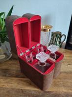 Trompe loeil - Drankkast - Glas, Hout, Leder - Boek