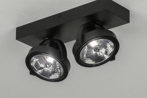 Rietveld Spots - Zwart - Aluminium, Huis en Inrichting, Lampen | Hanglampen, Verzenden