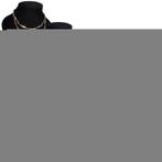 vidaXL Sieradenhouder voor ketting 9x8,5x15 cm zwart 4 st