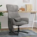 Draaifauteuil lichtgrijs | Metale frame | Laatste Stuk!, Huis en Inrichting, Fauteuils, Relax, Nieuw, 75 tot 100 cm, Ophalen of Verzenden
