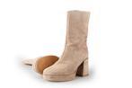 VIA VAI Enkellaarzen in maat 38 Beige | 10% extra korting, Kleding | Dames, Verzenden, Beige, Lage of Enkellaarzen, Zo goed als nieuw