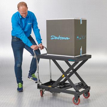 Datona Verrijdbare hydraulische heftafel - zwart - Datona beschikbaar voor biedingen