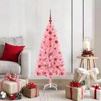 vidaXL Kerstboom met 150 LED met standaard Roze 120 cm PVC, Diversen, Kerst, Verzenden, Nieuw