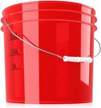 Chemicalworkz Detailing Bucket Wash Bucket 13Liter Rood, Ophalen of Verzenden