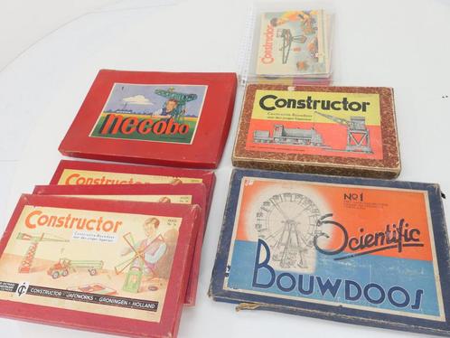 Necobo/ Constructor metaalbouwdozen. Meccanco compatible...., Hobby en Vrije tijd, Modelbouw | Overige, Gebruikt, Ophalen of Verzenden