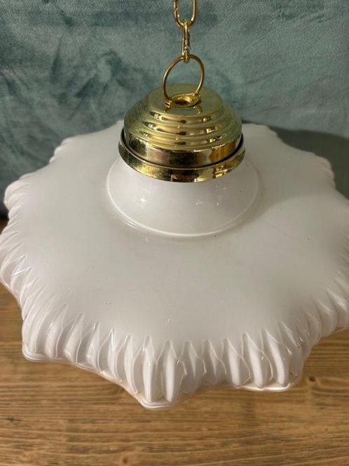 Plafondlamp - Messing - Vrijheidsbord, Antiek en Kunst, Curiosa en Brocante