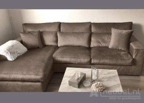 Oudenbosch Longchair - loungebanken - Taupe, Huis en Inrichting, Banken | Sofa's en Chaises Longues, Nieuw, Stof
