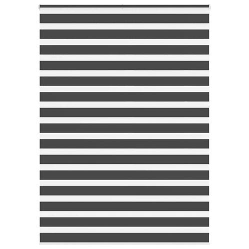 vidaXL Zebra rolgordijn 155x230 cm stofbreedte 150,9 cm, Huis en Inrichting, Stoffering | Gordijnen en Lamellen, Zwart, Nieuw
