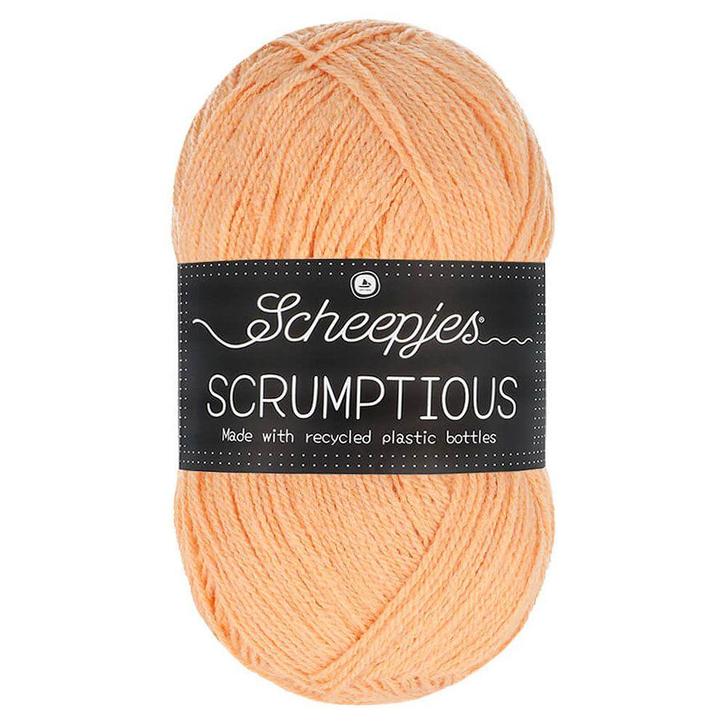 Scheepjes Scrumptious - 332 Orange Cheesecake - Gerecycled, Hobby en Vrije tijd, Breien en Haken, Ophalen of Verzenden
