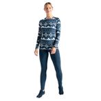 -65% Dare2b  Dare2b Dames exchange iii fair isle base layer, Verzenden, Nieuw, Blauw