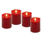 Led kaars | Goobay | 7.5 x 10 cm | 4 stuks, Huis en Inrichting, Woonaccessoires | Kandelaars en Kaarsen, Verzenden, Nieuw