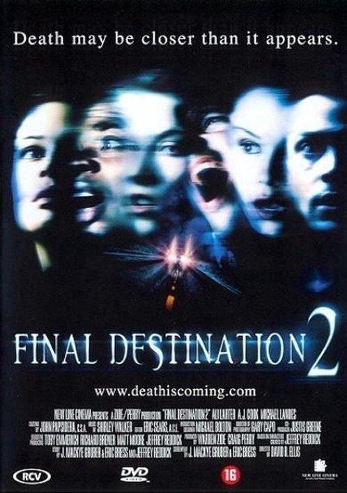 Final Destination 2 (dvd tweedehands film), Cd's en Dvd's, Dvd's | Actie, Zo goed als nieuw, Ophalen of Verzenden