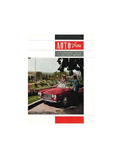 1963 AUTOVISIE MAGAZINE 36 NEDERLANDS, Boeken, Auto's | Folders en Tijdschriften