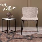 Eetkamerstoel zonder armleuning | Stof | Taupe & Beige |, Huis en Inrichting, Stoelen, Ophalen of Verzenden, Nieuw