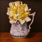 Martha Sijtsma (1972) - Vaas met bloemen, Antiek en Kunst, Kunst | Schilderijen | Klassiek