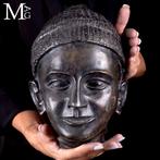 Brons - Japanse rituele bronzen okimono – Horagai