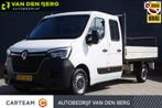 Renault Master T35 2.3 dCi L3 OPEN LAADBAK, 150PK, DC-7P, AI, Renault, Wit, Nieuw, Lease