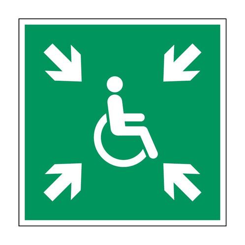Invalide verzamelplaats pictogram, Diversen, Verpleegmiddelen, Verzenden