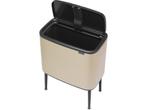 Brabantia Bo Touch Bin Prullenbak - 36 liter - Metallic Gold, Verzenden, Zo goed als nieuw