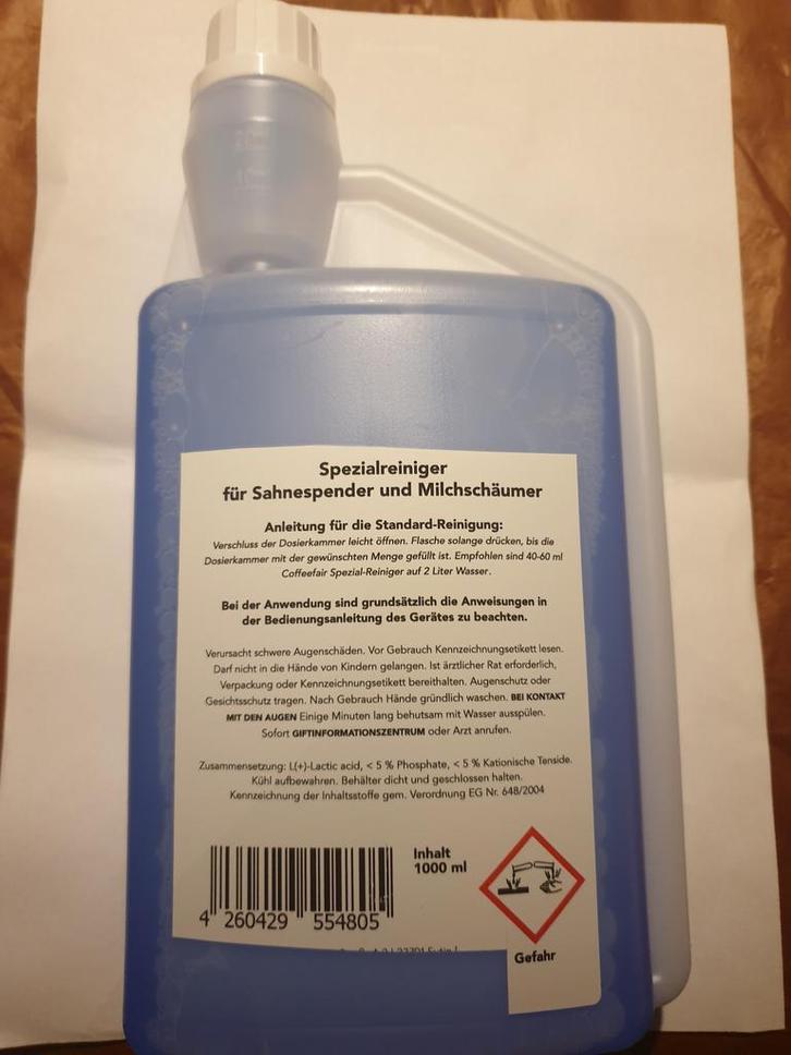 Melkschuim | melksysteemreiniger universeel - 1 liter, Witgoed en Apparatuur, Koffiemachine-accessoires, Nieuw, Ophalen of Verzenden