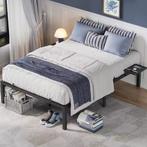 Logeerbed met Metalen Frame en Opbergruimte, Verzenden, Nieuw