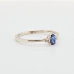 Zonder Minimumprijs - Ring 14 kt. - 0.31ct. tw. Saffier, Nieuw