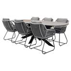 San Francisco Savona dining tuinset 240x100xH76 cm 7 delig, Tuin en Terras, Ophalen of Verzenden, Nieuw