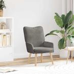 vidaXL Ontspanningsstoel Lichtgrijs 63 x 67 x 94 cm Stof, Huis en Inrichting, Fauteuils, Verzenden, Nieuw