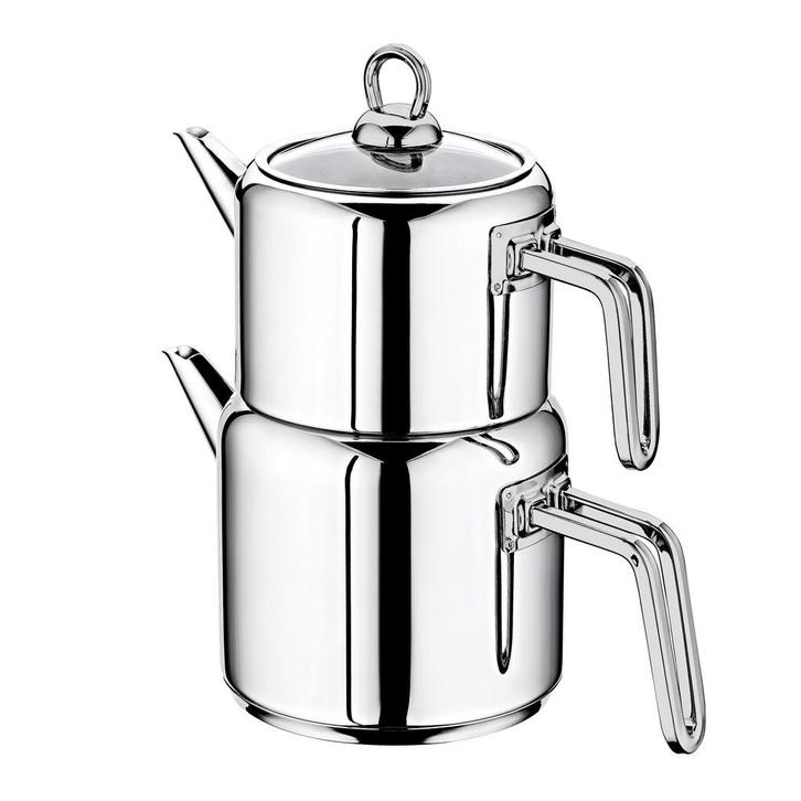 GGM Gastro | Theepot set - RVS | TKOM | TKOM, Zakelijke goederen, Horeca | Keukenapparatuur, Nieuw in verpakking, RVS Meubilair