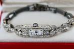 Handcrafted Art Deco 1910/'30s manual watch Platina -