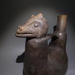Lambayeque, Peru Terracotta Dierlijke huaco. 20 cm H. 750 -