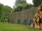 Wilgentenen schutting; gevlochten van wilgen takken, Tuin en Terras, Gaas en Draad, Verzenden, Nieuw, Overige typen