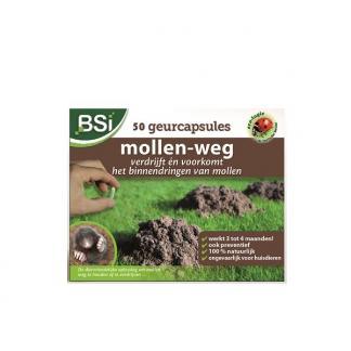 Mollenverjager | BSI | 50 stuks (Geurzakjes), Dieren en Toebehoren, Overige Dieren-accessoires, Nieuw, Verzenden