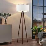 [lux.pro] Staande lamp Newport vloerlamp 140 cm E27 wit en g, Huis en Inrichting, Lampen | Vloerlampen, Nieuw, Verzenden