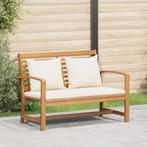 vidaXL Tuinbank Bruin 110 x 64 x 76.5 cm Massief teakhout, Tuin en Terras, Verzenden, Nieuw