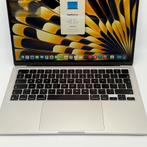 MacBook Air M2 512GB zilver /krasvrij /99% batt /garantie, 2 tot 3 Ghz, Qwerty, 8 GB, 13 inch