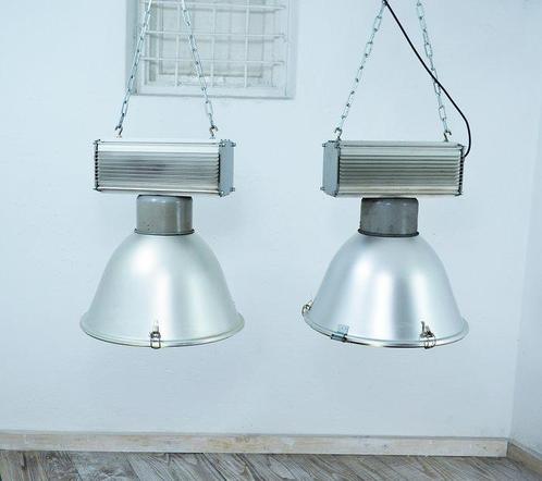 elGO - Plafondlamp - Aluminium, Glas, Staal, Antiek en Kunst, Antiek | Lampen