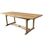 Rechthoekig uitschuifbare dining tuintafel 160-220x90xH76, Tuin en Terras, Tuintafels, Ophalen of Verzenden, Nieuw, Teakhout