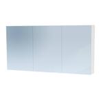 Spiegelkast Dual Exclusive Line 140cm Hoogglans Wit, Ophalen of Verzenden, Nieuw, Bad