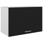 vidaXL Hangkast Lyon 60x31x40 cm bewerkt hout zwart, Verzenden, Nieuw, Zwart