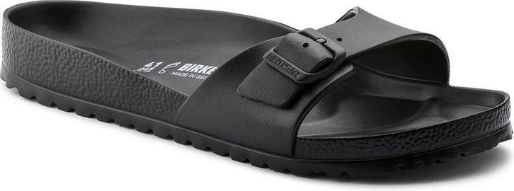 Birkenstock Madrid - 41 - EVA Black Narrow - Dames Slippers, Kleding | Dames, Schoenen, Verzenden