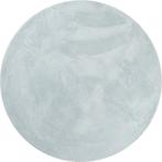 Zacht Blauw Rond Vloerkleed - Tweedekansje - Ã100cm, Huis en Inrichting, Stoffering | Tapijten en Kleden, Blauw, Rond, Nieuw, Minder dan 50 cm
