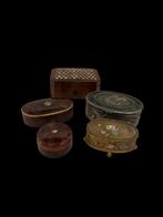 Doos (5) - Hout, Messing, Zijde