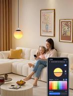 Hanglamp - RGB LED - Dimbaar - Zwart - Aigostar, Verzenden, Zo goed als nieuw