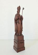 sculptuur, Sint Nicolaas - 31.5 cm - Hout van het dak van de