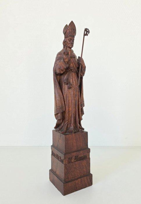 sculptuur, Sint Nicolaas - 31.5 cm - Hout van het dak van de, Antiek en Kunst, Kunst | Niet-Westerse kunst