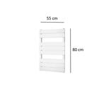 Designradiator Plieger Genua 405 Watt Zijaansluiting 80x55, Ophalen of Verzenden, Nieuw