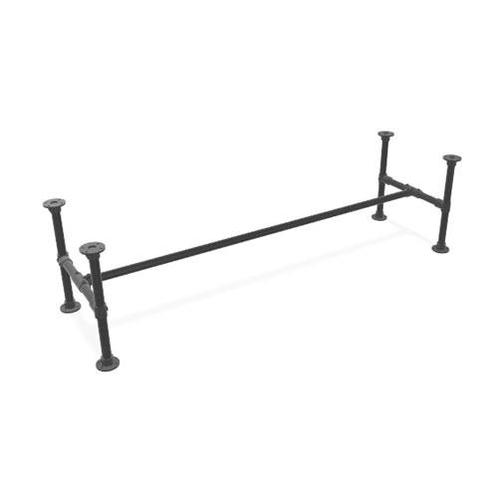Steigerbuis Bankje Mauren | Zwart 33.7 mm | Voet | DIY | Doe, Tuin en Terras, Tuinsets en Loungesets, Ophalen of Verzenden